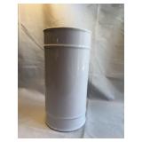 White Ceramic Utensil Holder, 11' Tall