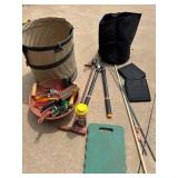 Fiskars Garden Bin Loppers and Hand Tool Lot