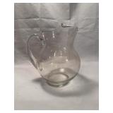 Clear Glass Pitcher, 8' Tall