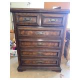 Dixie Oak Five-Drawer Chest Of Drawers
