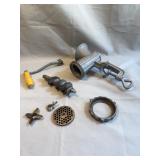 Manual Meat Grinder No 8 With Attachments