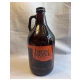 Iron Monk Brewing Amber Glass Growler Jug