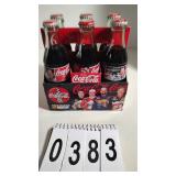 6 Dale Earnhardt NASCAR Coke Bottles in Carrier
