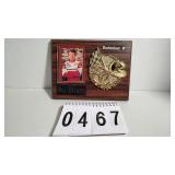 Bill Elliott #11 Budweiser Trading Card Wooden...