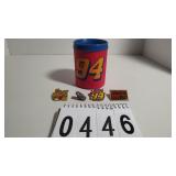 Bill Elliott Collectible Lot-Can Cooler/Koozie...