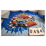 Vintage Vultex Tie Dyed Chevy Racing Monte...