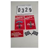 Lot of 4 Patches-Coke, Winston Cup, & Checkered...