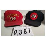 Pair of Bill Elliott Racing Hats #94