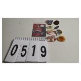NASCAR Lot-Ken Schrader Card, 8 Pins, Bill...