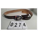 Leather NASCAR Winston Cup Belt w/Bill Elliott...