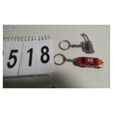 2 Bill Elliott #94 NASCAR Keychains