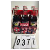 6 Bill Elliott NASCAR Coke bottles & Cardboard...