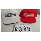 Pair of Business Advertising Hats -...