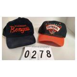 Pair of Vtg Cincinnati Bengals Ball Caps