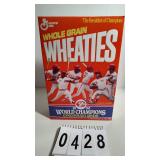 1990 World Champion Cincinnati Reds Wheaties Box