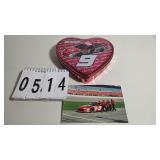 Kasey Kahne #9 Valentine's Heart Tin & Race Day...