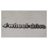 Jeep 4 Wheel Drive Emblem/Badge