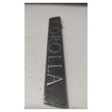Vintage Toyota Corolla Nameplate/Emblem/Badge