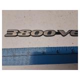 Pontiac Grand AM 3800 V6 Body/Fender Emblem/Badge