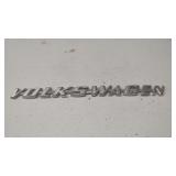 Volkswagen Block Text Nameplate Emblem/Badge