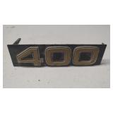 Chevy 400 Grille Emblem/Badge, #343990