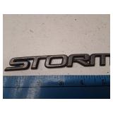 Geo Storm Nameplate Emblem/Badge