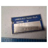 Lancia & C - Torino Motor Emblem/Badge/Plate