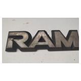 Dodge Ram Block Text Fender/Body Emblem/Badge