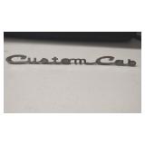 Ford Truck 'Custom Cab' Body/Fender Emblem/Badge