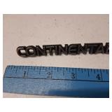 Lincoln Continental Body/Fender Emblem/Badge