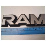 Dodge Ram Block Text Fender/Body Emblem/Badge
