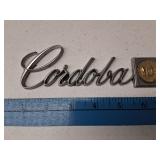 Chrysler Cordoba Front Fender Emblem/Badge