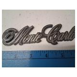 Chevy Script Monte Carlo Body/Fender Emblem/Badge