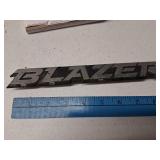 Chevy Blazer Block Text Emblem/Badge