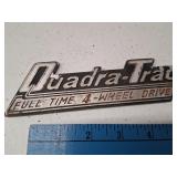 Jeep Quadra-Trac Full Time 4-Wheel Drive Emblem