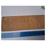 Liddell-Birmingham Trailer Badge/Plate