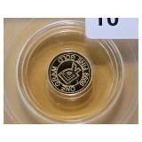 PERFECT GOLD! ICG 1g .999 Fine Gold in MS70