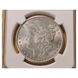 NGC 1899-O Morgan Silver Dollar in BU
