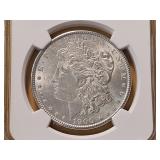 NGC 1900 Morgan Silver Dollar in MS63