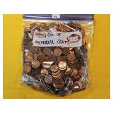 Three Pounds mixed Lincoln Memorial Cents