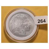One Troy Ounce .999 Fine Silver Art Round