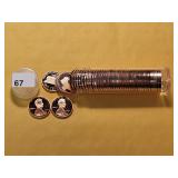 Roll of Mixed Proof Lincoln Cents