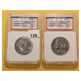 Two IGS Graded Kennedy Half Dollars in SP69