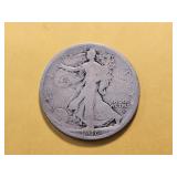 Semi-Key 1916-D Walking Liberty Silver 50c