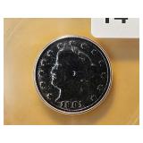 RUTHENIUM! ICG 1901 Liberty V Nickel