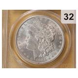 PCGS 1885-O Morgan Silver Dollar in MS63