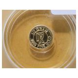 PERFECT GOLD! ICG 0.5g .999 Fine Gold in MS70