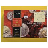 1998 Royal Canadian Mint Silver Proof Set