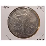 Better Date Toned UNC 1993 American Silver Eagle
