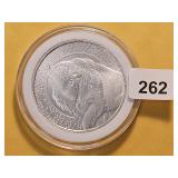 One Troy Ounce .999 Fine Silver Art Round